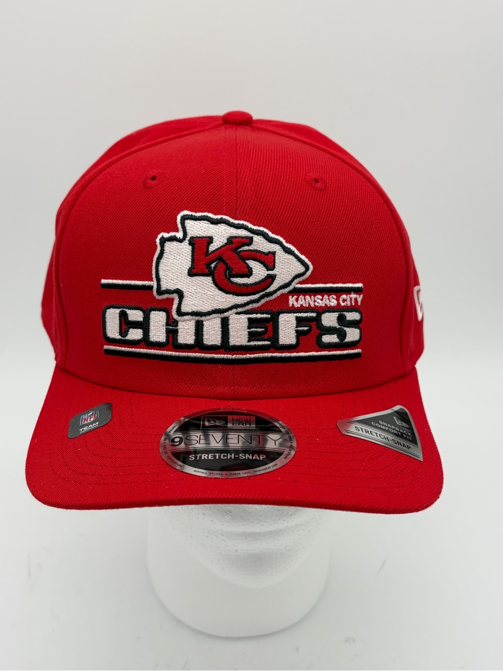 New Era Red Kansas City Chiefs Embroidered Logo Cap